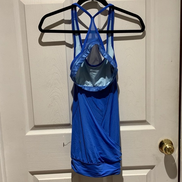 Blue Lululemon workout tank top - Picture 2 of 2